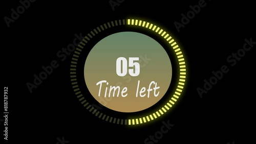 10 second Digital count down timer .Suitable for work out and also for GYM