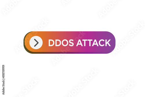 new website ddos attack  button learn stay stay tuned, level, sign, speech, bubble  banner modern, symbol,  click 
