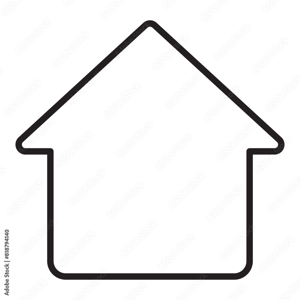 Home line icon. Home line icon.