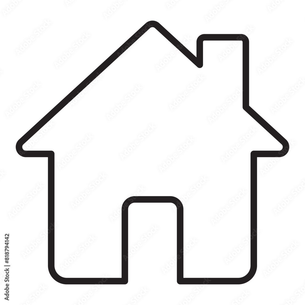 Home line icon. Home line icon.