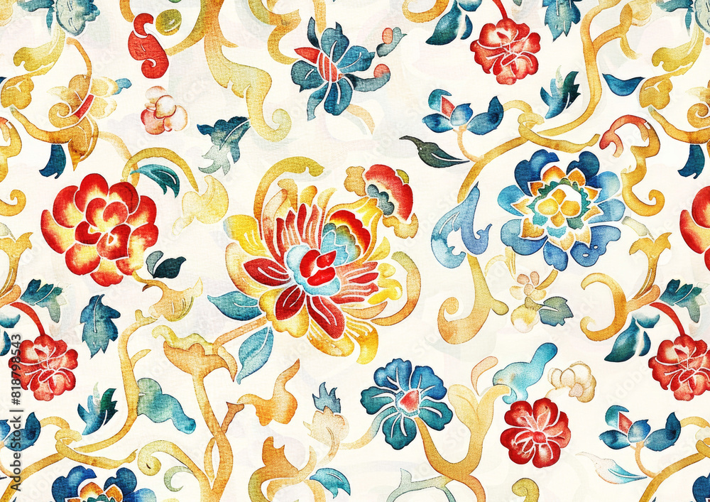 traditional asian art of flowers in chinese and zen mood watercolor painting style traditional asian art of flowers in chinese and zen mood watercolor painting style