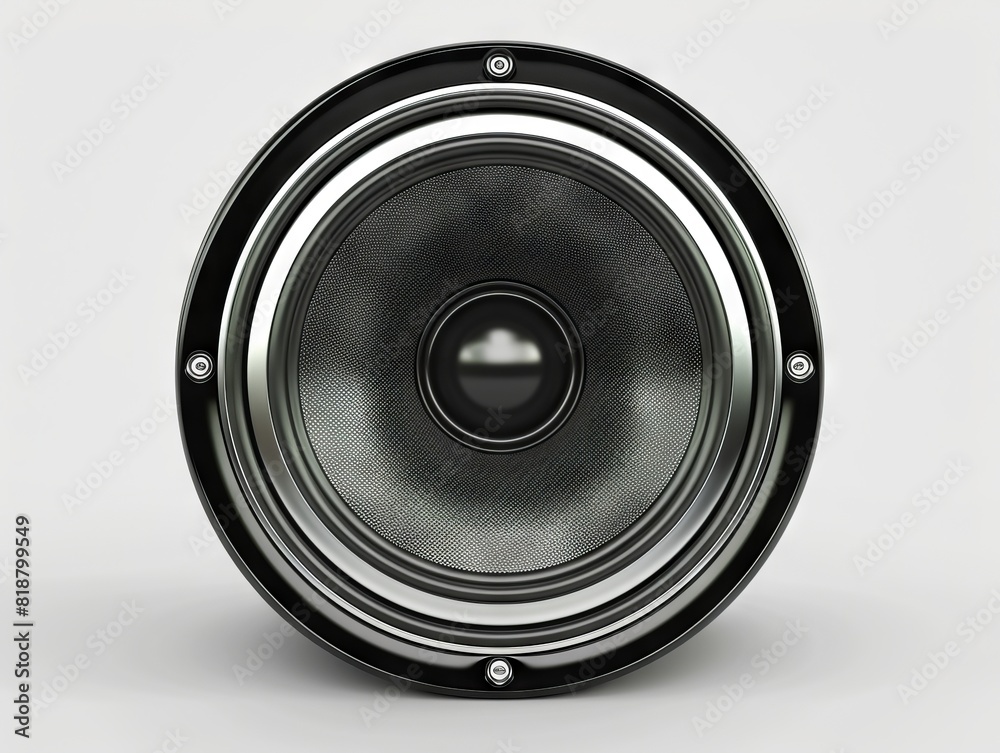 A speaker on a white background.