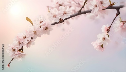 Create a background with delicate cherry blossoms upscaled_3 1