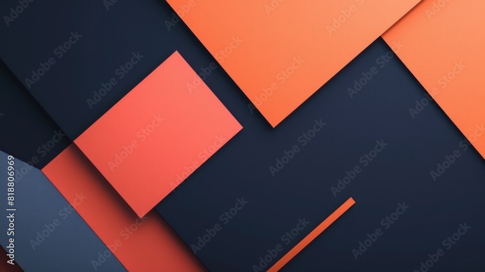 An image featuring a modern design of orange and blue geometric shapes arranged in an aesthetically pleasing pattern An image featuring a modern design of orange and blue geometric shapes arranged in an aesthetically pleasing pattern