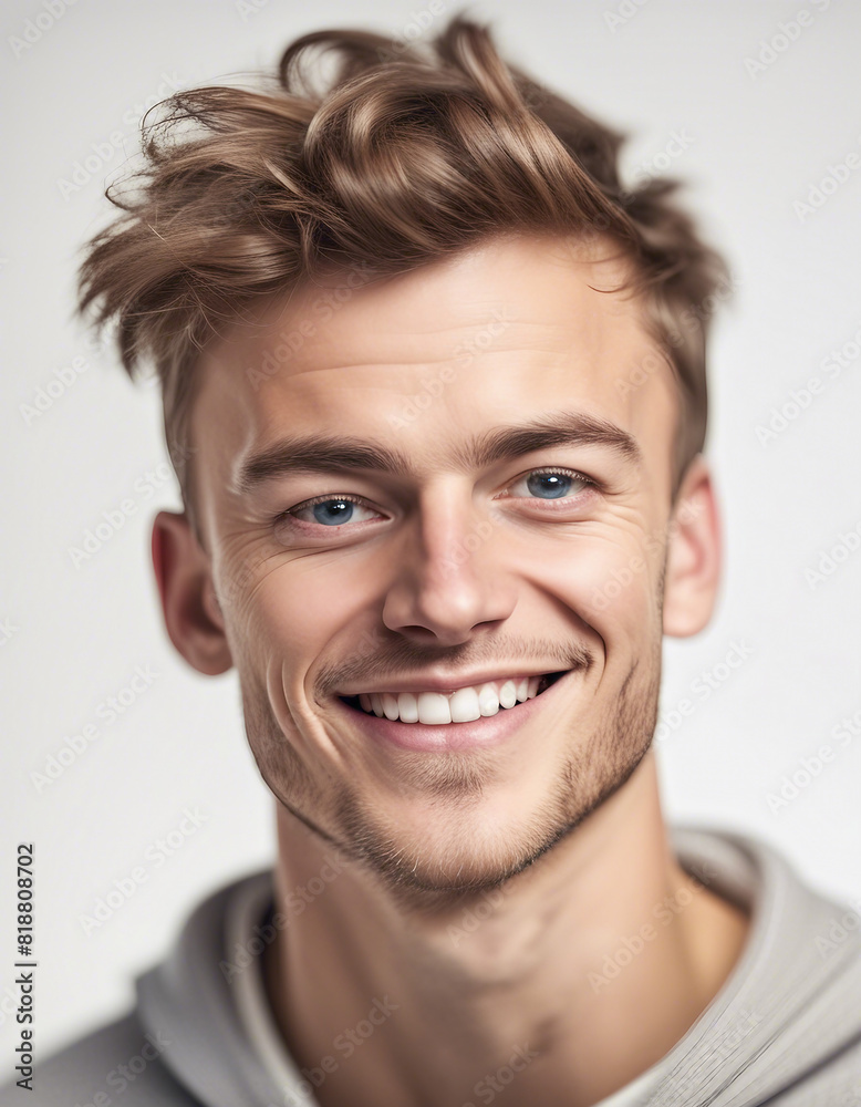 a young British man with a sincere smile, isolated white background
a young British man with a sincere smile, isolated white background