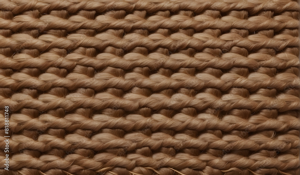 Texture of a brown woven fabric Close-up view Texture of a brown woven fabric Close-up view