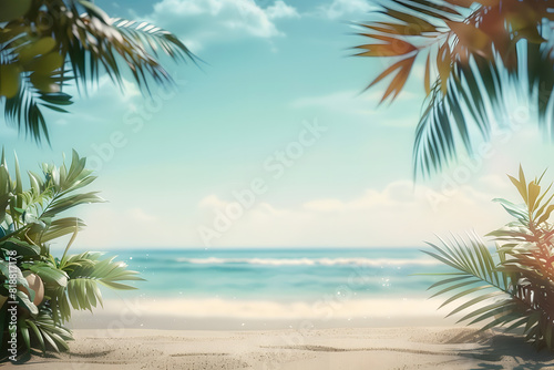 beach style background wallpaper for mock up summer warm cosy elements