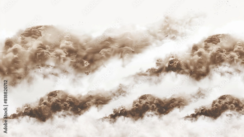 Sand clouds, cars, sandstorms or dust creating dirty brown smoke trails and thick smog with soil particles, isolated thunderstorm and air pollution elements, realistic 3D vector set Sand clouds, cars, sandstorms or dust creating dirty brown smoke trails and thick smog with soil particles, isolated thunderstorm and air pollution elements, realistic 3D vector set