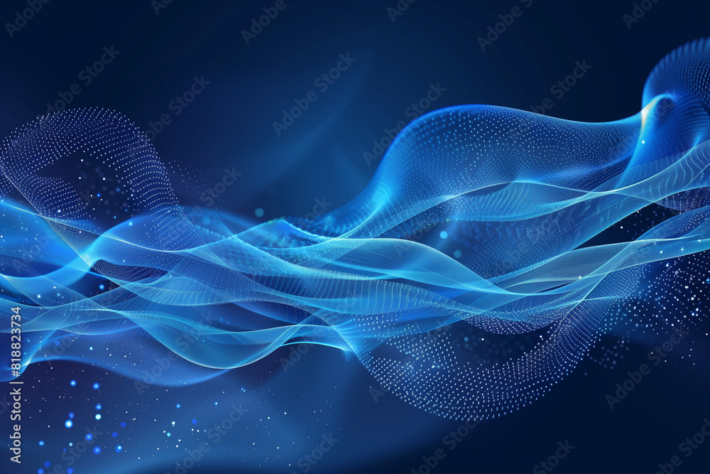 Fototapeta premium abstract blue background Generative AI