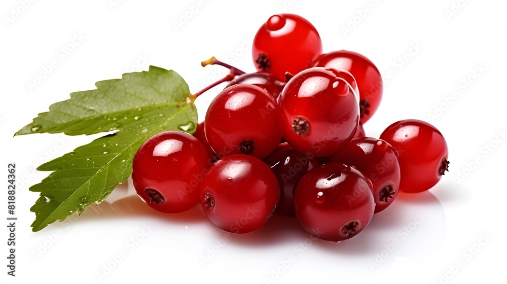 red currant isolated on white red currant isolated on white