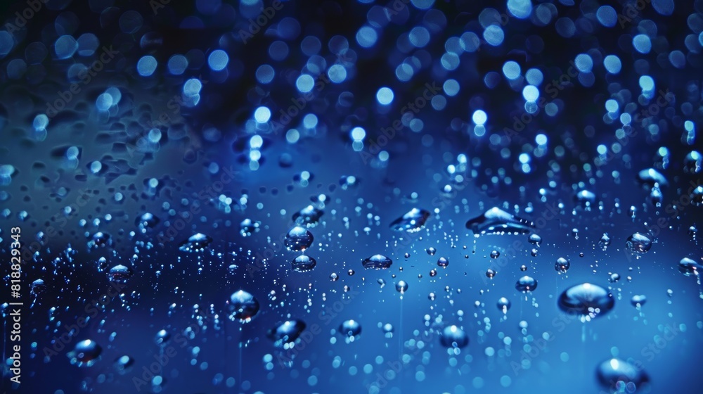 Raindrops cling to a windowpane against a backdrop of a city's glowing lights. A night cityscape with bokeh in the background. Raindrops cling to a windowpane against a backdrop of a city's glowing lights. A night cityscape with bokeh in the background.