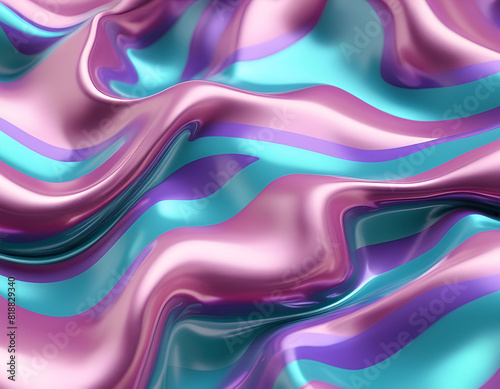 Vibrant Abstract Background: Flowing Waves, Curves in Energetic Design