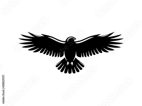 Majestic Hunter: Hawk Vector Illustration for Wildlife Designs and Powerful Art