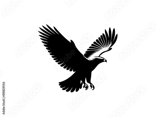 Majestic Hunter: Hawk Vector Illustration for Wildlife Designs and Powerful Art