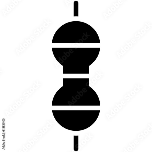 resistor solid icon
