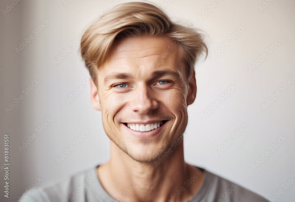 a young Swedish man with a sincere smile, isolated white background
a young Swedish man with a sincere smile, isolated white background