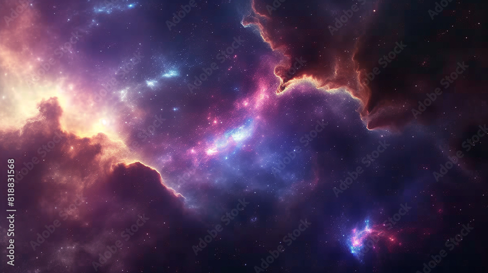 Fototapeta premium nebula Generative AI 