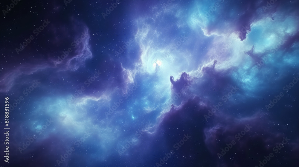 Fototapeta premium background with stars Generative AI