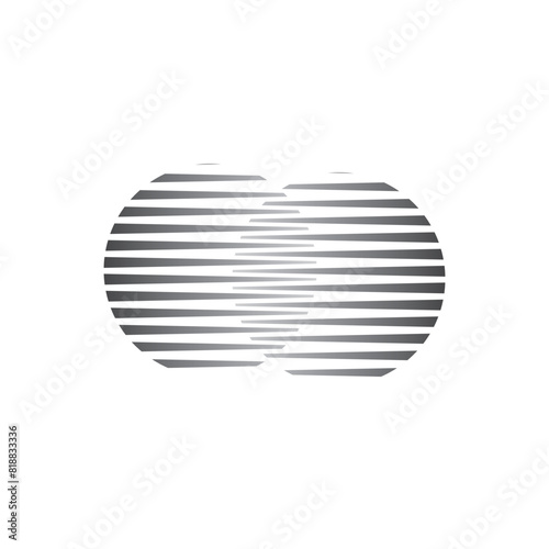 Canvas Print Image superimposition, linear icon, color superimposition and color matching