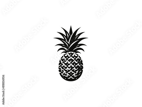 Tropical Treat: Pineapple Vector Illustration for Refreshing Designs and Exotic Art