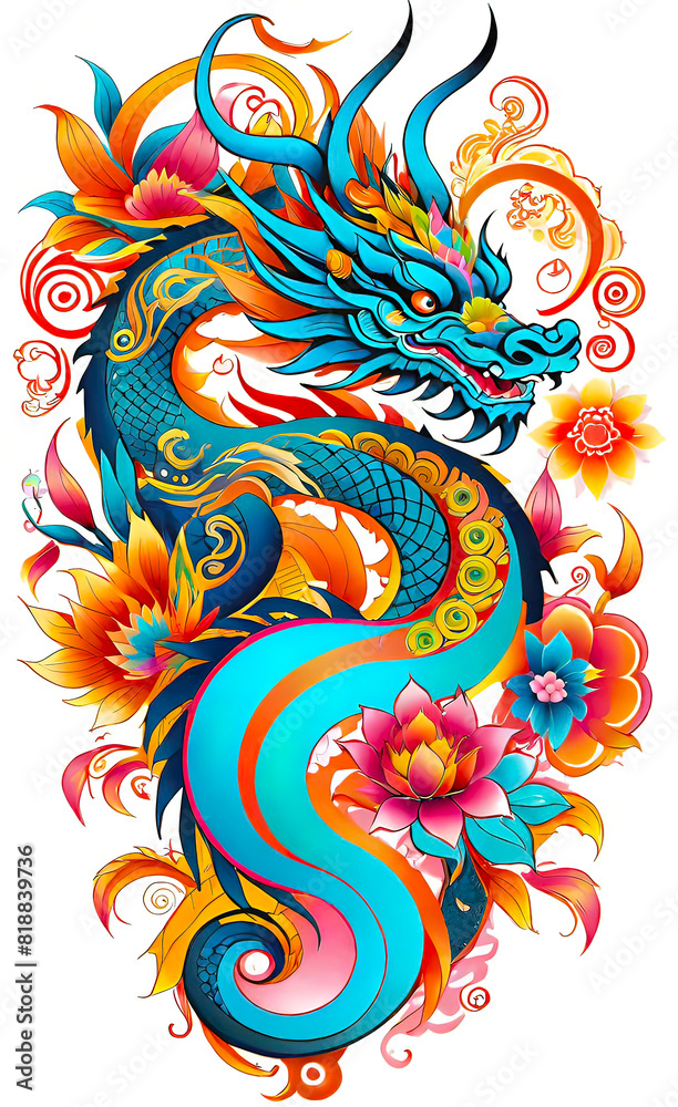 Vector illustration, tattoo template of Asian patterns and ornaments, Asian dragon, Asian patterns and ornaments, hand drawn sketch, background for smartphone, giclee for print and design Vector illustration, tattoo template of Asian patterns and ornaments, Asian dragon, Asian patterns and ornaments, hand drawn sketch, background for smartphone, giclee for print and design