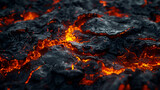 Molten lava abstract background