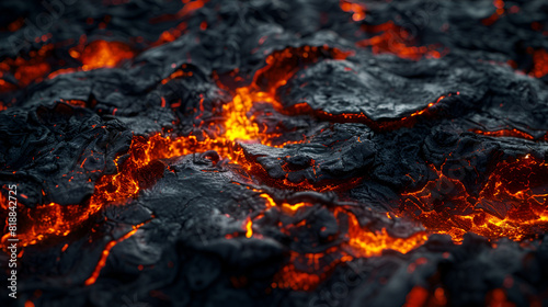 Molten lava abstract background