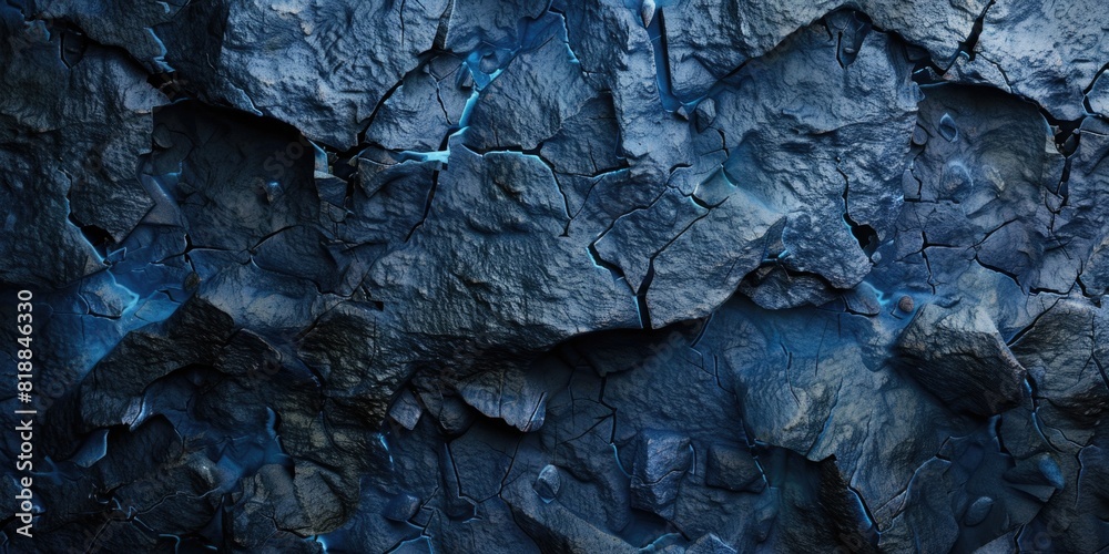 Blue abstract lava stone texture background Blue abstract lava stone texture background