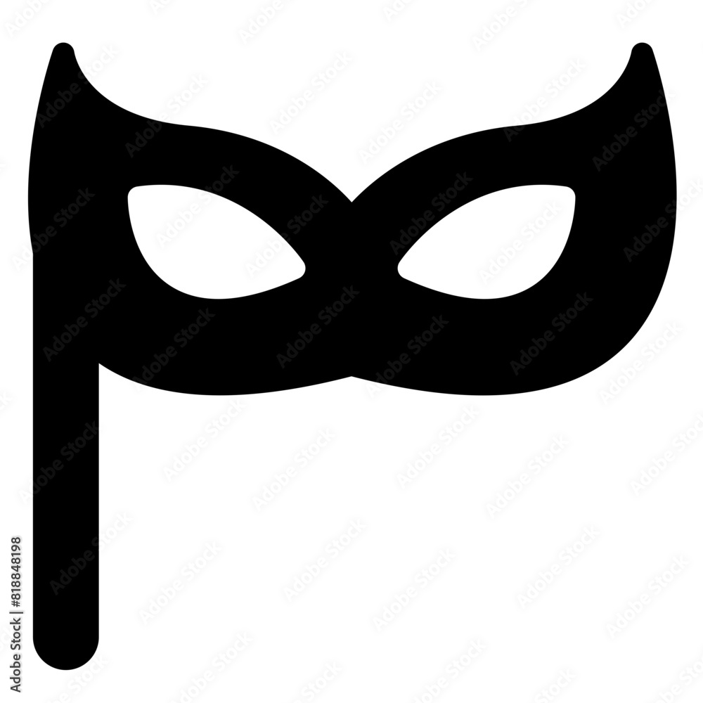 Eye Mask Icon in Solid Style Eye Mask Icon in Solid Style