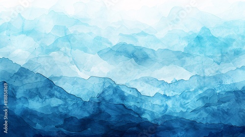 abstract azure light baby blue aqua watercolor paint flow texture pattern wallpaper background