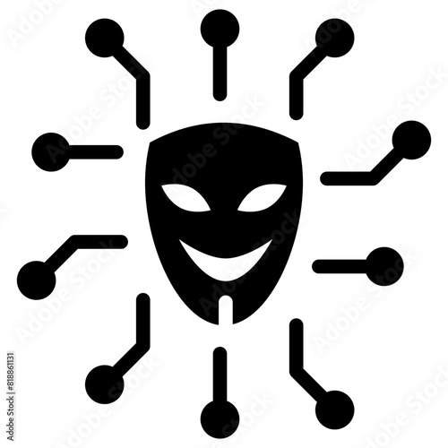 hacker solid icon