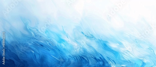 Wallpaper Mural Abstract image of smooth blue gradient movement with a soft white gradient creating a sense of motion Torontodigital.ca