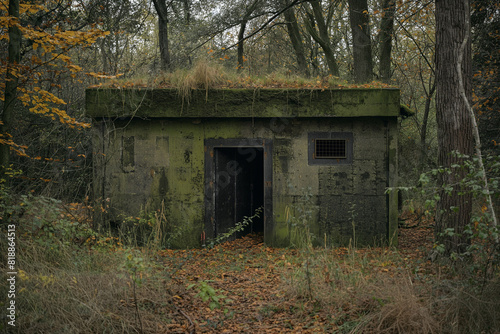 military bunkers without people
