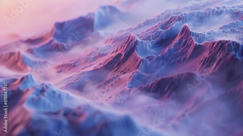 Frost-Flecked Dunes: Cold hues dust the desert, infusing the landscape with a surreal sense of frozen tranquility.