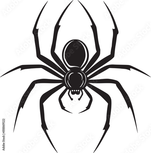spider silhouette vector