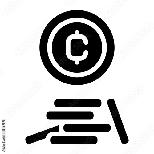 crypto coin stack icon