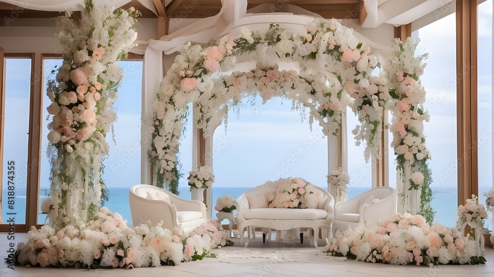 wedding décor created using artificial intelligence