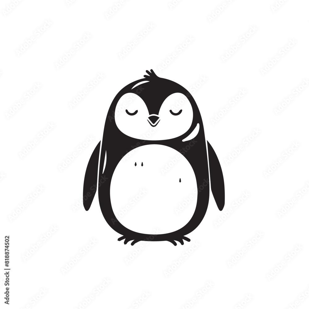 Penguin in cartoon, doodle style. Image for t-shirt, web, mobile apps and ui. Isolated 2d vector illustration in logo, icon, sketch style, Eps 10. AI Generative Penguin in cartoon, doodle style. Image for t-shirt, web, mobile apps and ui. Isolated 2d vector illustration in logo, icon, sketch style, Eps 10. AI Generative