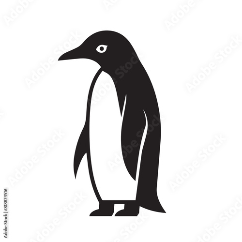 Penguin in cartoon, doodle style. Image for t-shirt, web, mobile apps and ui. Isolated 2d vector illustration in logo, icon, sketch style, Eps 10. AI Generative