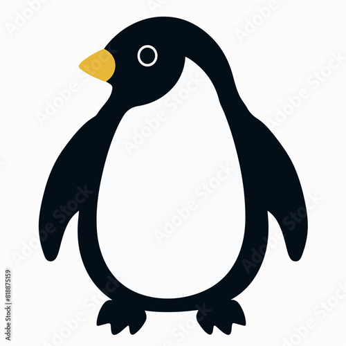 Penguin in cartoon, doodle style. Image for t-shirt, web, mobile apps and ui. Isolated 2d vector illustration in logo, icon, sketch style, Eps 10. AI Generative