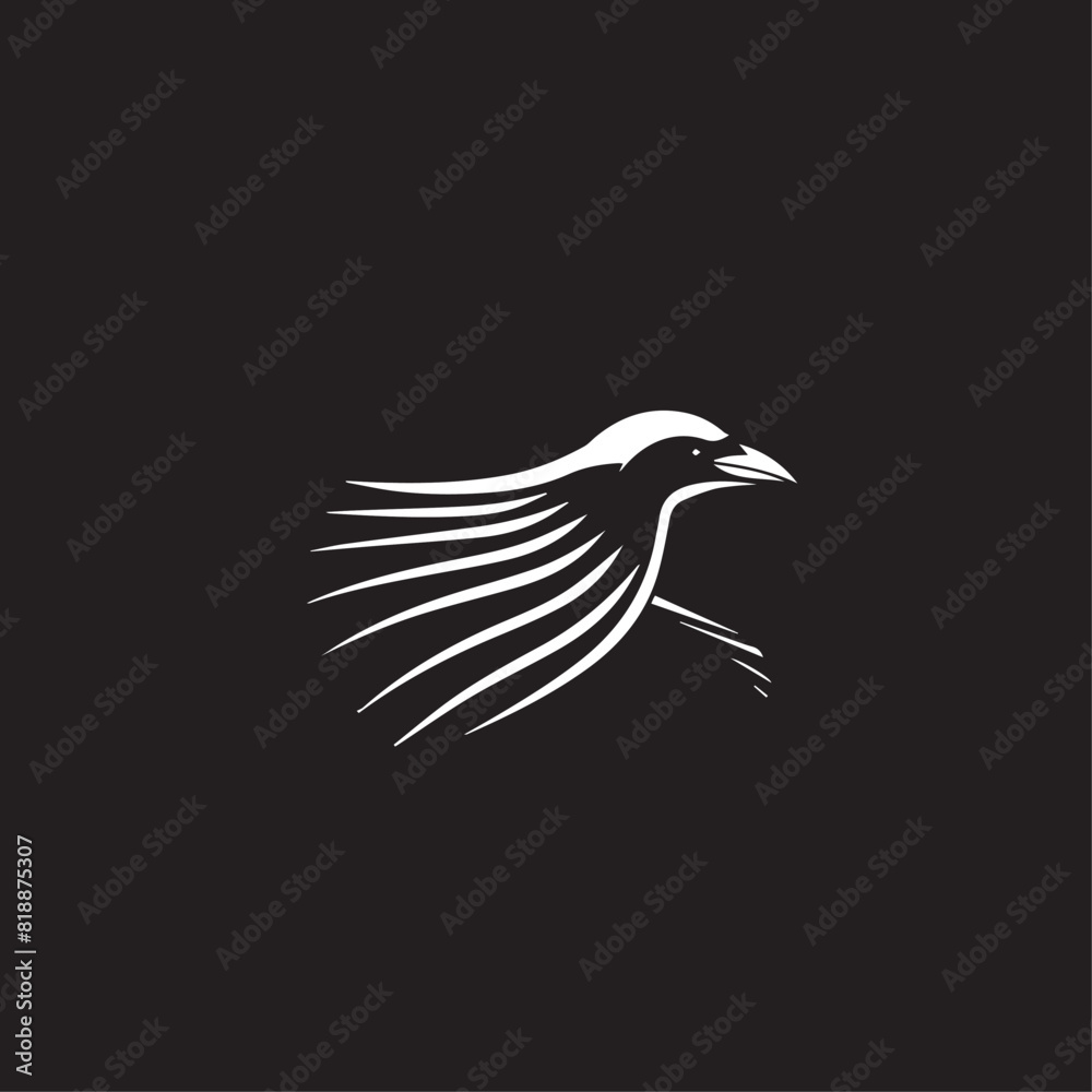 Raven in cartoon, doodle style. Image for t-shirt, web, mobile apps and ui. Isolated 2d vector illustration in logo, icon, sketch style, Eps 10. AI Generative Raven in cartoon, doodle style. Image for t-shirt, web, mobile apps and ui. Isolated 2d vector illustration in logo, icon, sketch style, Eps 10. AI Generative