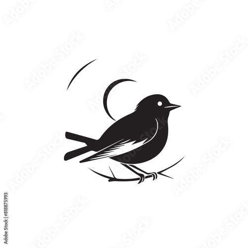 Skylark in cartoon, doodle style. Image for t-shirt, web, mobile apps and ui. Isolated 2d vector illustration in logo, icon, sketch style, Eps 10. AI Generative