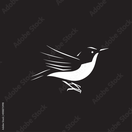 Skylark in cartoon, doodle style. Image for t-shirt, web, mobile apps and ui. Isolated 2d vector illustration in logo, icon, sketch style, Eps 10. AI Generative