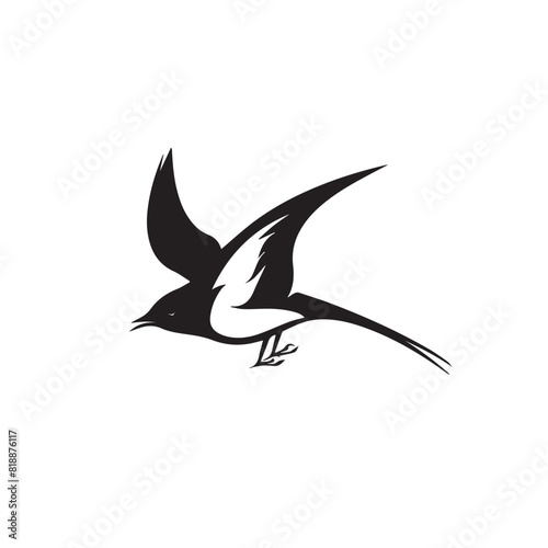 Skylark in cartoon, doodle style. Image for t-shirt, web, mobile apps and ui. Isolated 2d vector illustration in logo, icon, sketch style, Eps 10. AI Generative