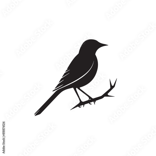 Skylark in cartoon, doodle style. Image for t-shirt, web, mobile apps and ui. Isolated 2d vector illustration in logo, icon, sketch style, Eps 10. AI Generative