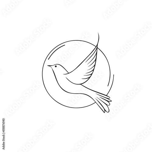 Skylark in cartoon, doodle style. Image for t-shirt, web, mobile apps and ui. Isolated 2d vector illustration in logo, icon, sketch style, Eps 10. AI Generative photo