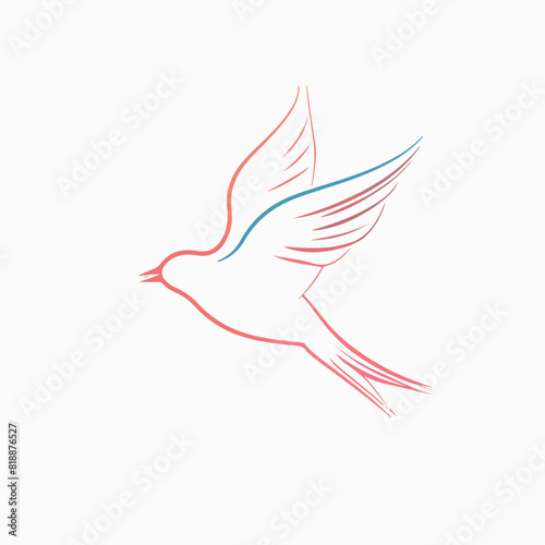Skylark in cartoon, doodle style. Image for t-shirt, web, mobile apps and ui. Isolated 2d vector illustration in logo, icon, sketch style, Eps 10. AI Generative