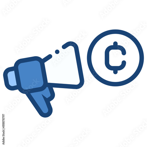 crypto marketing icon
