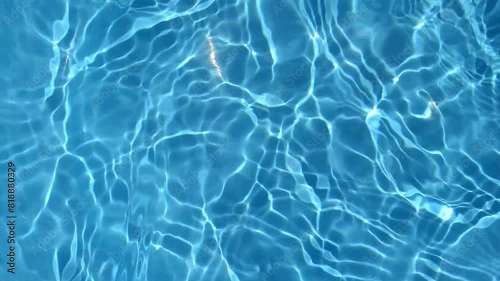 Multiple blue water waves intersecting with each other, abstract background animation. Blue water with ripples on a light blue background, swimming pool water background, for skin care cosmetics Multiple blue water waves intersecting with each other, abstract background animation. Blue water with ripples on a light blue background, swimming pool water background, for skin care cosmetics