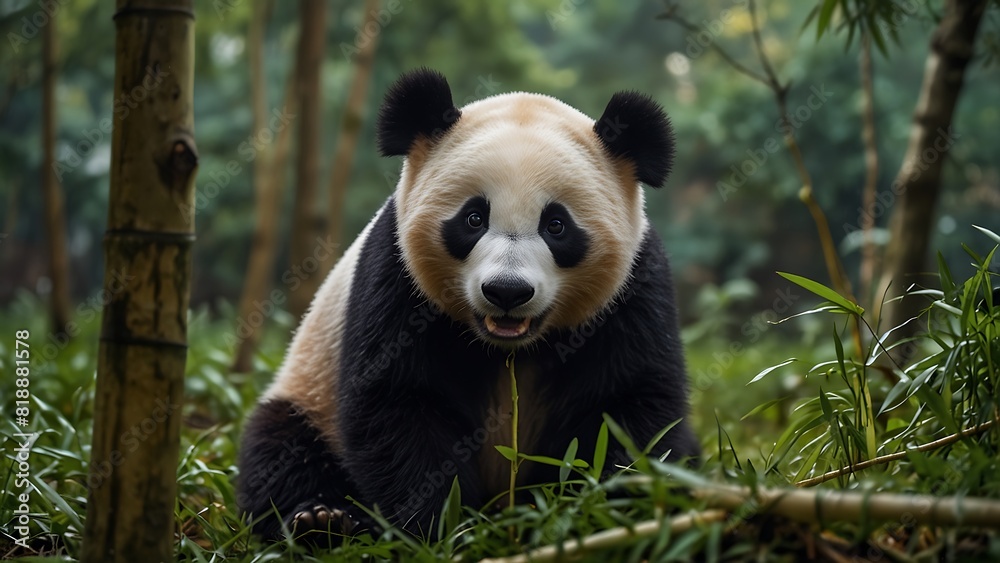 Fototapeta premium Giant panda